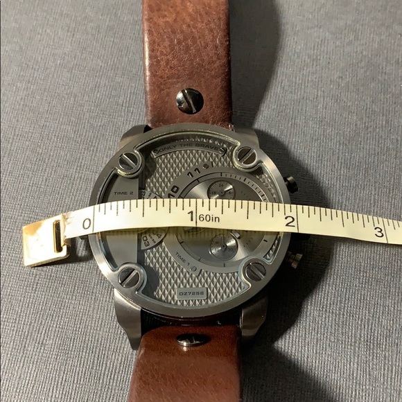 DIESEL LITTLE DADDY DUAL TIME CHRONOGRAPH STEEL - Picture 6 of 10